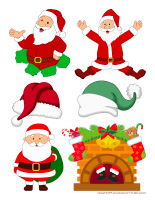 Stickers-Santa Claus