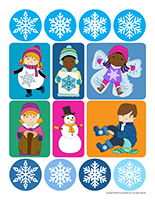 Stickers-Snowflakes