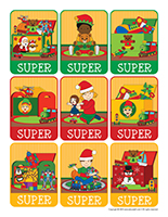 Stickers-The toy chest