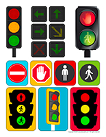 Stickers-Traffic light