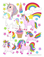 Stickers-Unicorns