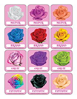 Stickers-Valentine’s Day Roses