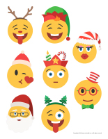 Stickers emojis-Christmas-1