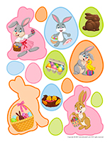 Stickers for rewards-Easter 2021