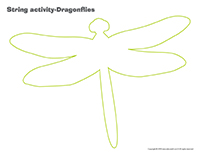 String activities-Dragonflies