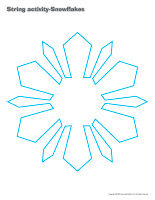 String activities-Snowflakes