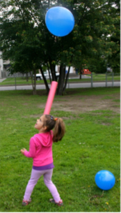 Swimming pool noodles and balloons-1