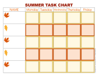 Task chart-Autumn