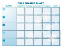 Task chart-Snowflakes-1