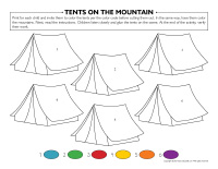 Tents on the mountain-1