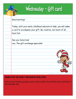 Thematic letter-Christmas-Gift exchange-3