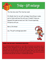 Thematic letter-Christmas-Gift exchange-5