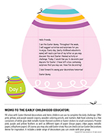 Thematic letter-Easter Surprises-Day-1