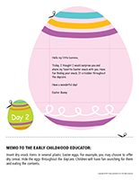 Thematic letter-Easter Surprises-Day-2