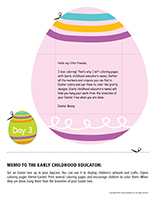 Thematic letter-Easter Surprises-Day-3