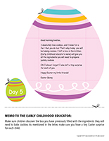 Thematic letter-Easter Surprises-Day-5