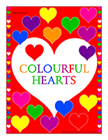 Valentines Day-Colourful hearts