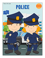 Thematic poster-Police