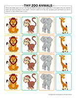 Tiny zoo animals