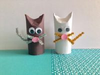 Toilet paper roll kittens-5