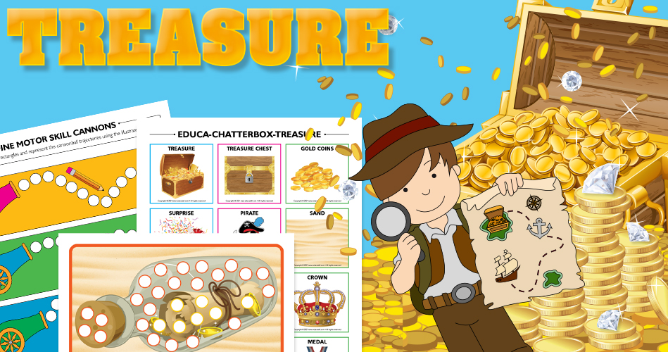 Treasure Theme and activities Educatall
