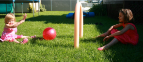 Using swimming pool noodles to create a soccer game-4