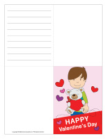 I-love-Daddy-and-Mommy Valentine’s Day cards Color 2022-1