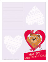 Valentine's Day cards-Color or Black and white-1