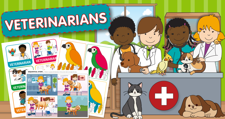 Veterinarians Theme and activities Educatall