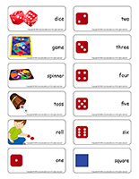 Word flashcards-Dice