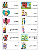 Word flashcards-Family