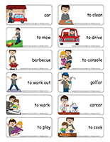 Word flashcards-Father’s Day