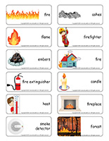 Word flashcards-Fire