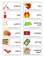 Word flashcards-Handmade gifts