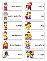 Word flashcards-Mother’s Day 2019