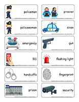 Word flashcards-Police