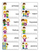 Word flashcards-Politeness