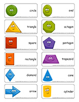 Word flashcards-Shapes