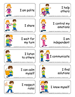 Word flashcards-Social skills