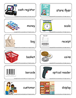 Word flashcards-Stores