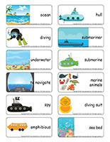 Word flashcards-Submarines