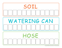 Word game-Garden-1