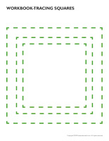 Workbook-Tracing squares