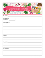 Workshop planning booklet-Spring