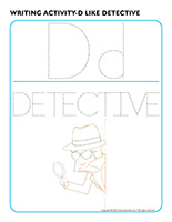 Writing activities-D like detective