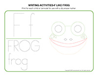 Writing-activities-F-like-frog