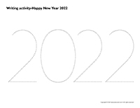 Writing activities-Happy New Year 2022