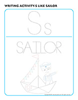 Writing activities-S like sailor