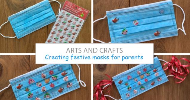 Creating festive masks for parents - Arts and crafts - Educatall
