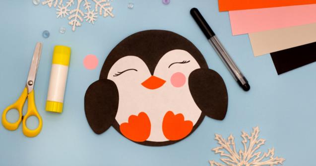 Cut and Paste Penguin - Arts and crafts - Educatall
